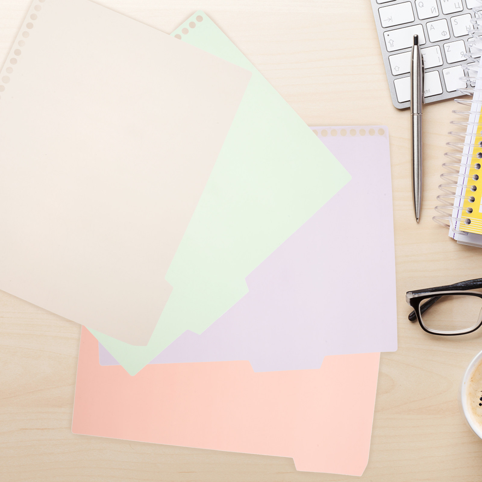 6Sets Colored Binder Dividers  - огляд і ціна Index Tab Divider