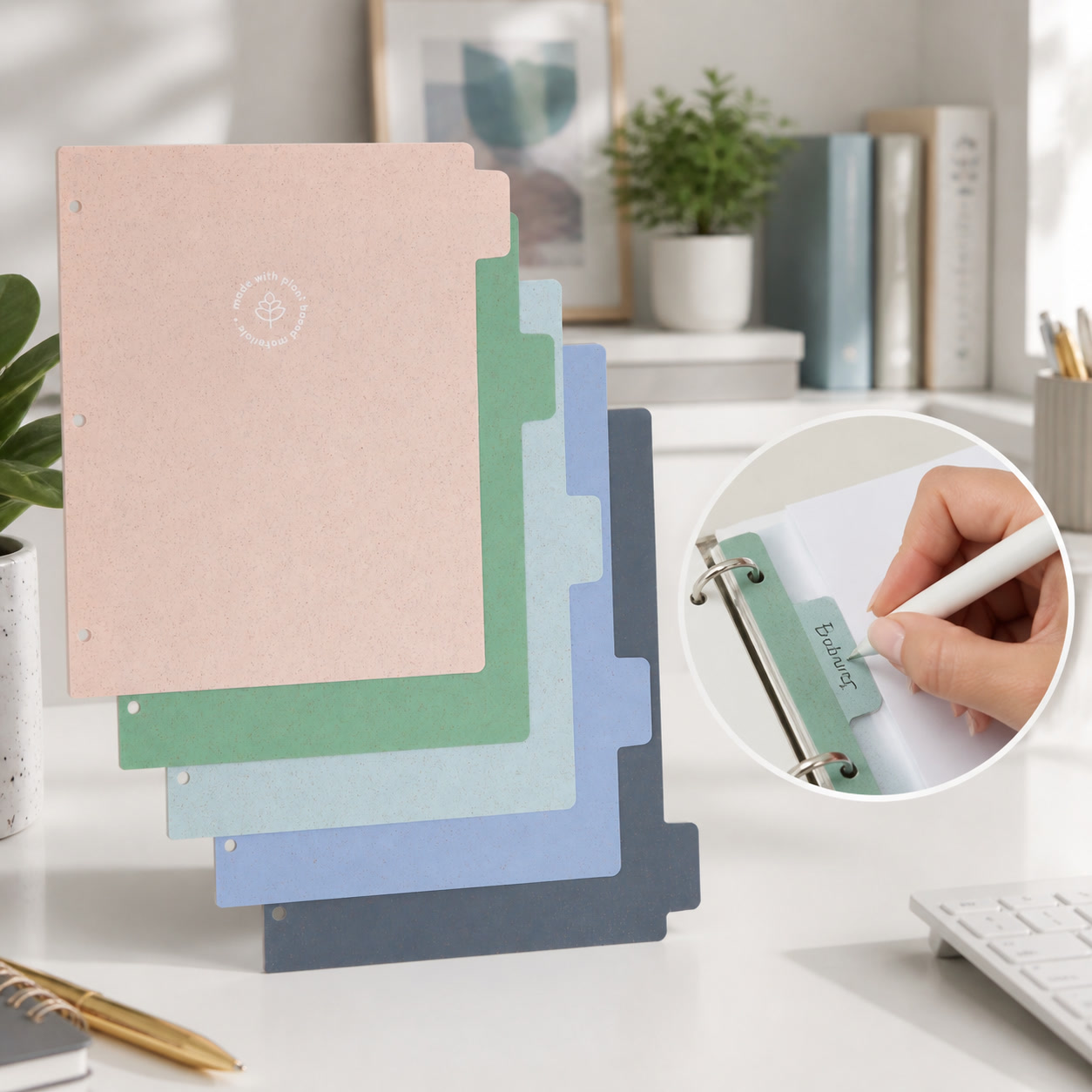 Tab Dividers For Binders, Dura - огляд і ціна Index Tab Divider
