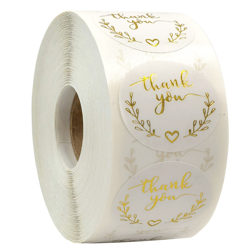 100-500pcs Gold Thank You Stic - огляд і ціна Stationery Supplies Business
