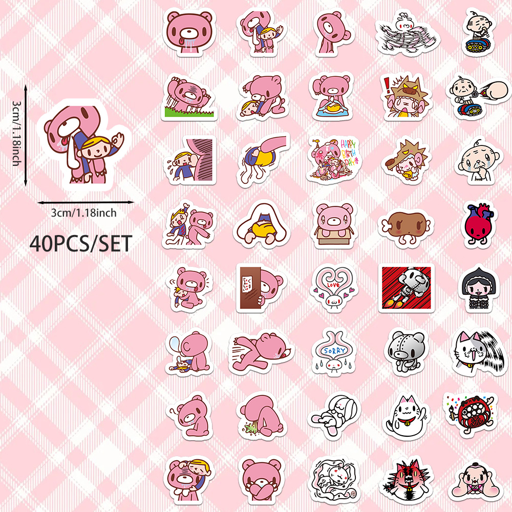 40pcs Cartoon Gloomy Bear & CH - огляд і ціна Memo Pad Sticky