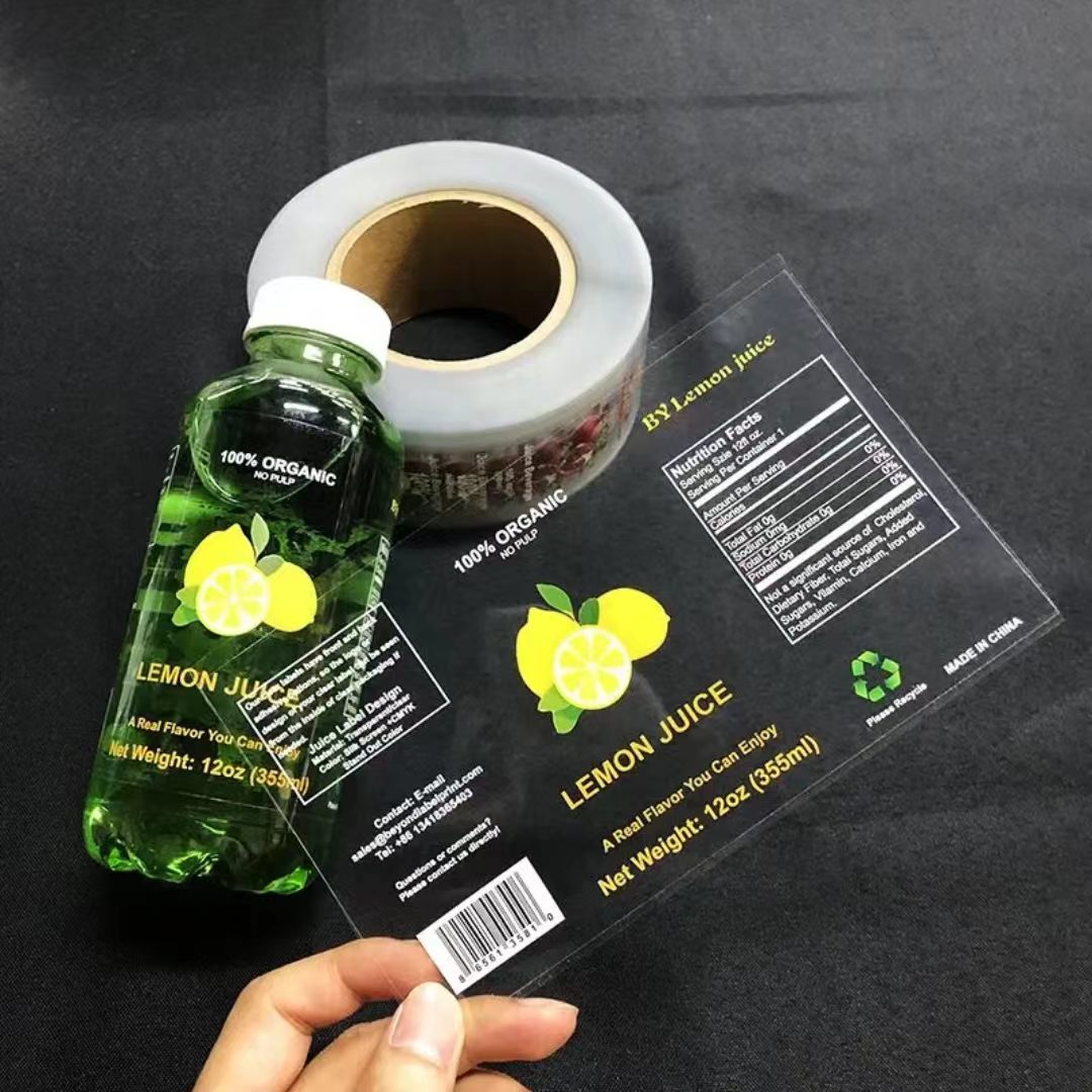 Custom Printed Transparent BOP - огляд і ціна Sticker Label Roll