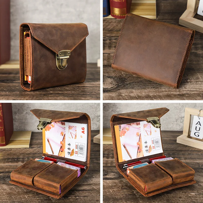 Luxury Retro Leather Notebook  - огляд і ціна Office Stationery Supply Business