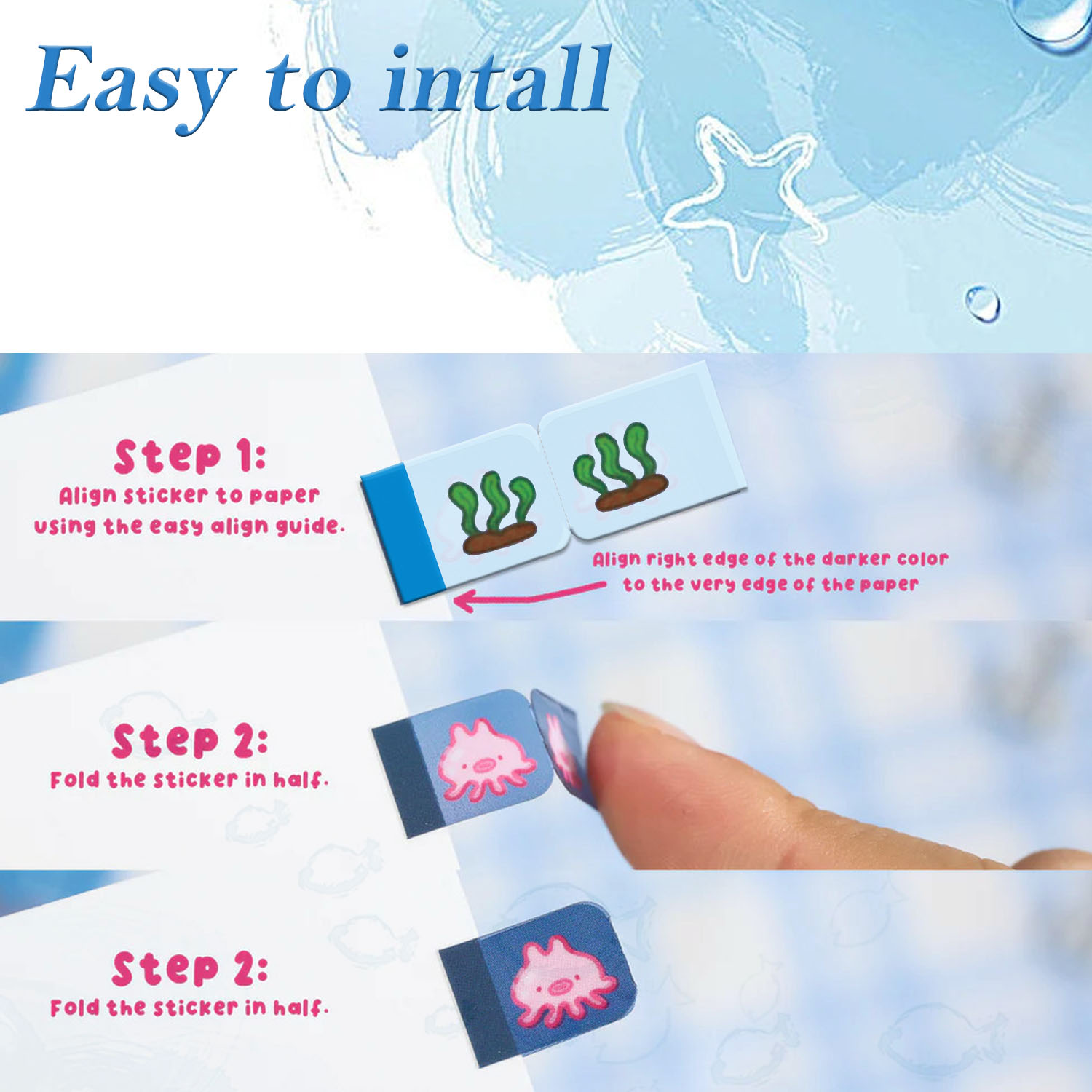 Sea Creature Lil Tab Stickers  - огляд і ціна Index Tab Divider
