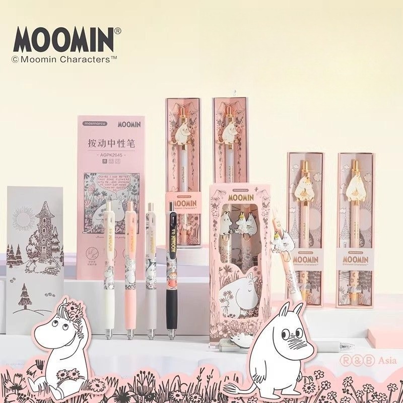 Moomin Cute Retractable Gel Pe - огляд і ціна Stationery Supplier