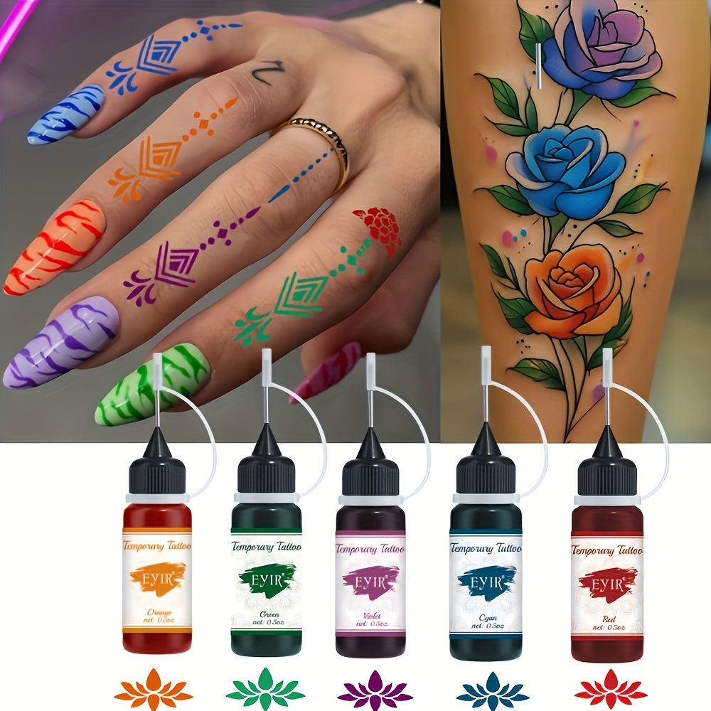 12 Colors Temporary Tattoo Gel - огляд і ціна Gel Ink Pen Set