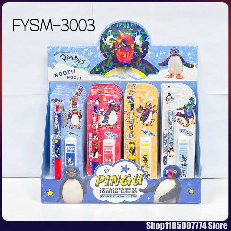 4/24pcs Kawaii Pingu Mechanica - огляд і ціна Stationery Supplier