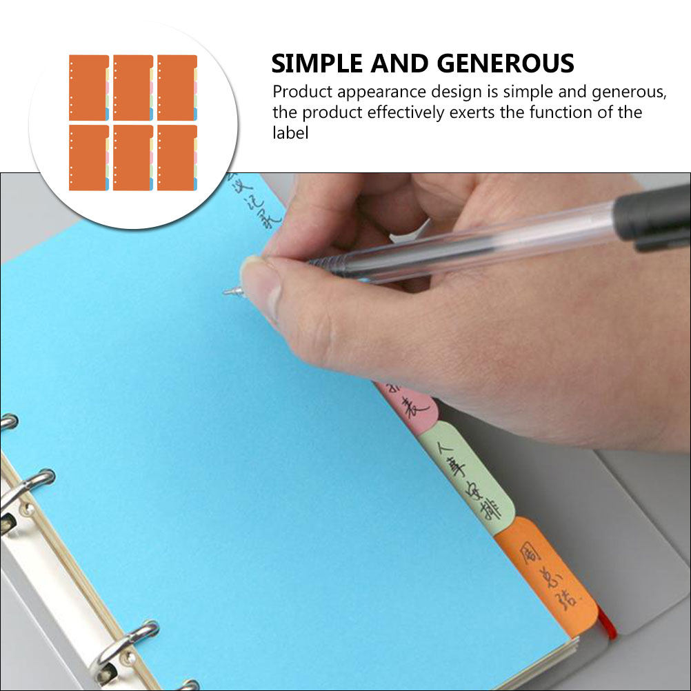 30Pcs Plastic Tab Dividers Col - огляд і ціна Index Tab Divider