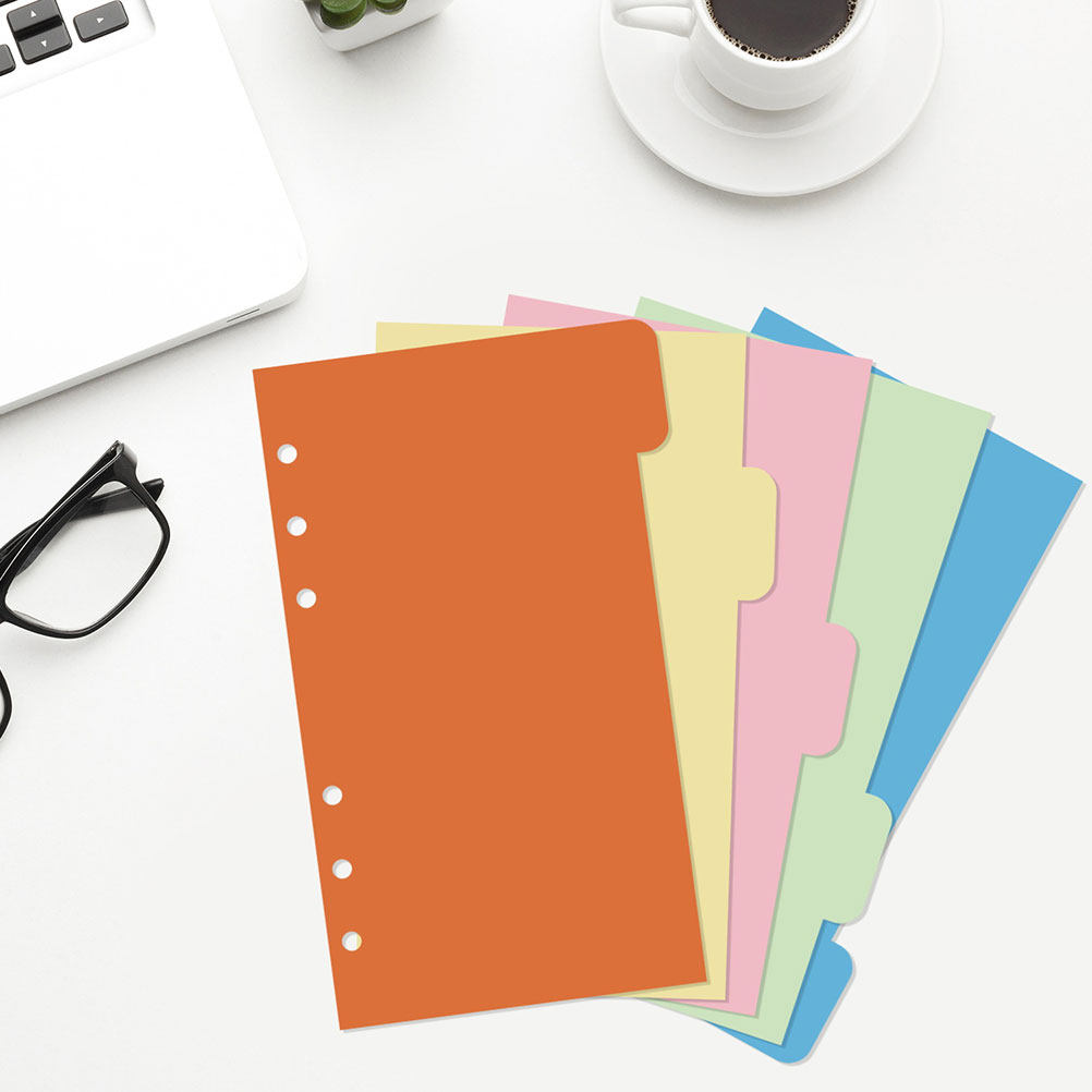 30Pcs Plastic Tab Dividers Col - огляд і ціна Index Tab Divider