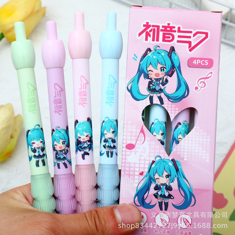 Kawaii Hatsune Miku Gel Pen Cu - огляд і ціна Gel Ink Pen Set