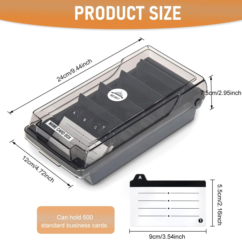 Desktop Business Card Box, Lar - огляд і ціна Index Tab Divider