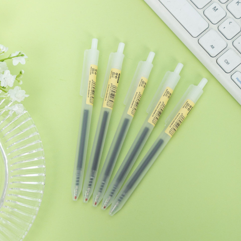 6/10Pcs 0.5mm Retractable Gel  - огляд і ціна Office Stationery Supply Business
