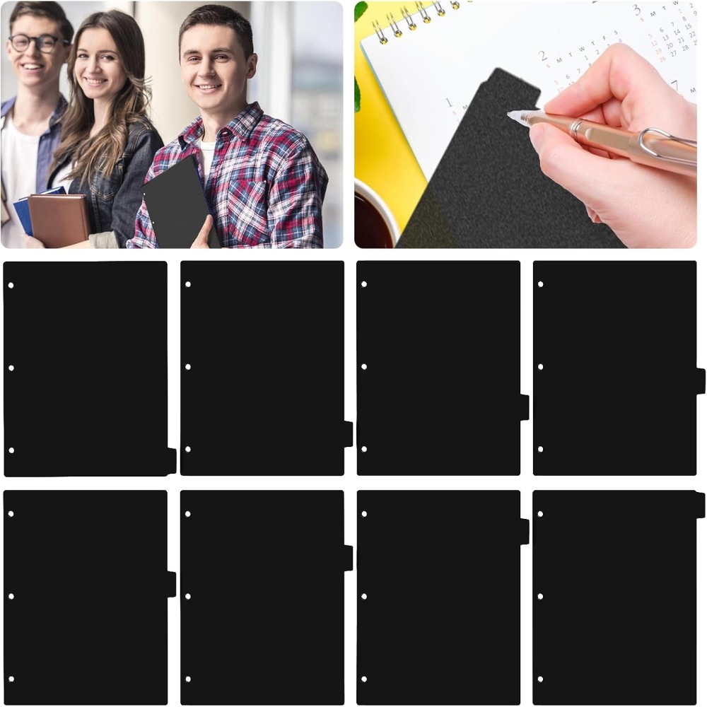 8 Tab Black Plastic Binder Div - огляд і ціна Index Tab Divider