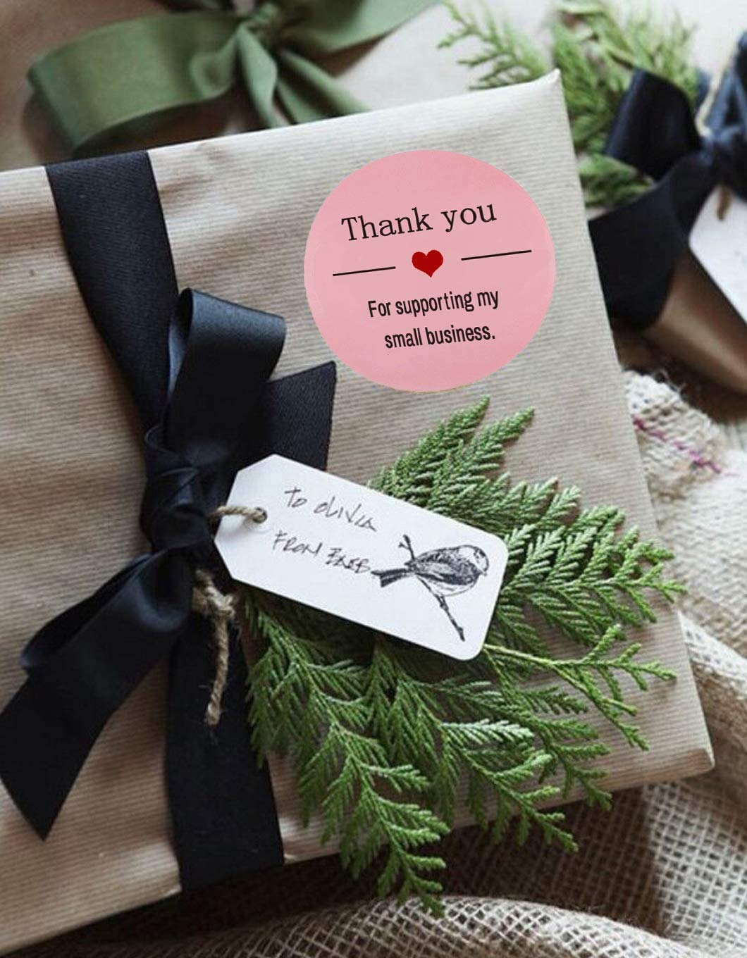 Thank You for Supporting My Sm - огляд і ціна Sticker Label Roll