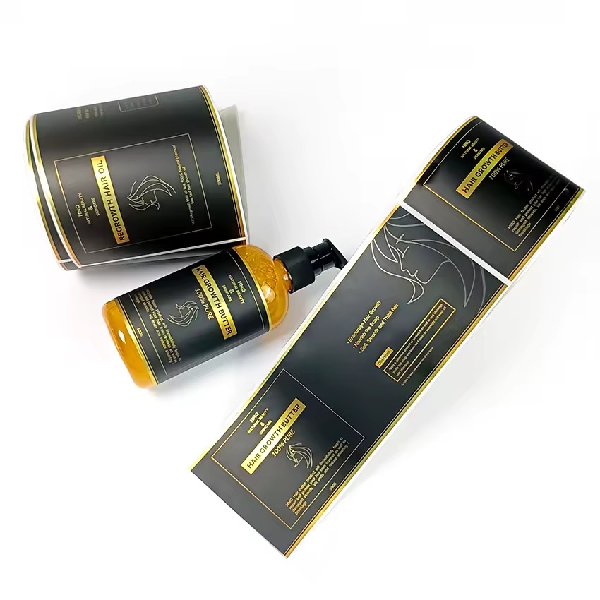 Custom Luxury Gold Foil Vinyl  - огляд і ціна Sticker Label Roll