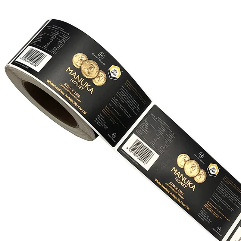 Custom Luxury Gold Foil Vinyl  - огляд і ціна Sticker Label Roll