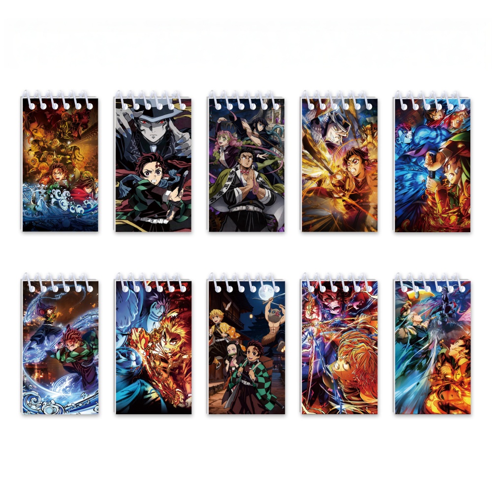 10PCS Demon Slayer Notepads. S - огляд і ціна Office Stationery And Supply