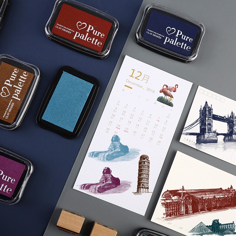 Vintage Color Inkpad For Stmap - огляд і ціна Self Inking Stamp