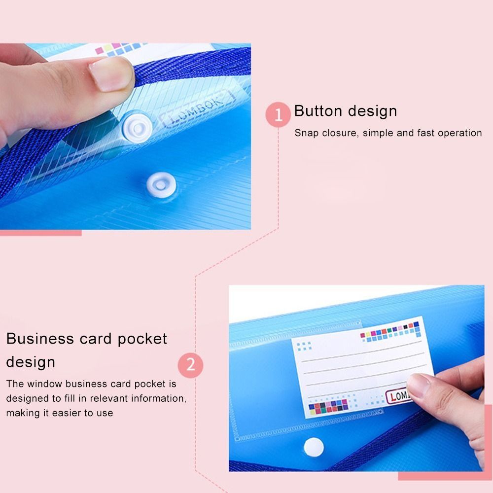 1-10PCS Waterproof A4 A5 Snap  - огляд і ціна Office Stationery And Supply