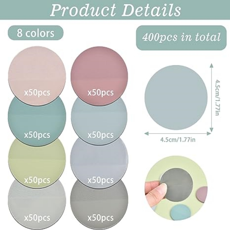 400pcs Morandi Sticky Notes, C - огляд і ціна Index Tab Divider