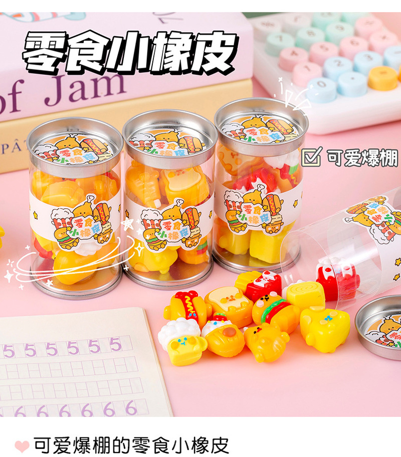 Creative Cartoon Snack Eraser  - огляд і ціна Stationery Supply