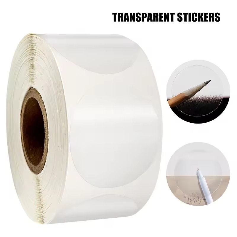 Transparent Circular Sticker S - огляд і ціна Sticker Label Roll