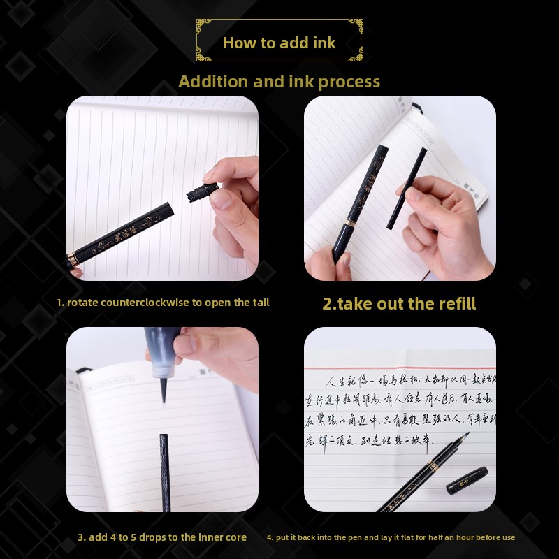 4PCS/SET Calligraphy Art Marke - огляд і ціна Office Stationery And Supply