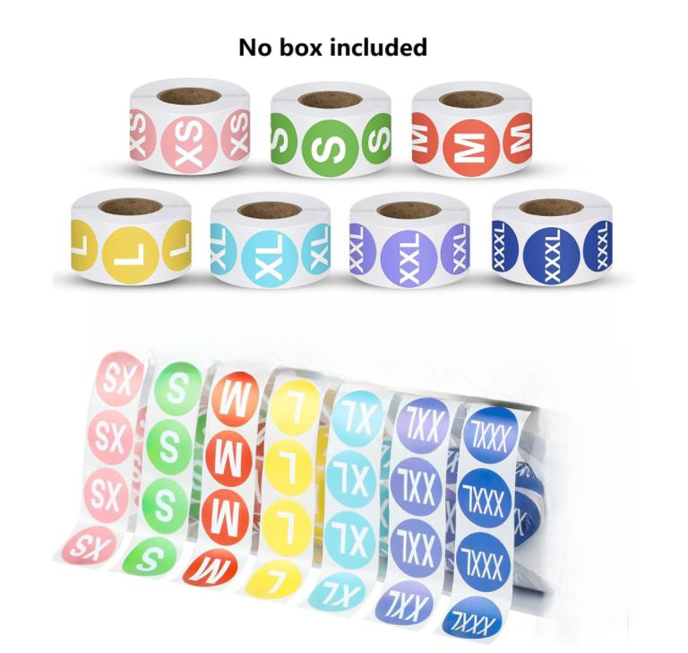 7 Roll 500Pcs Sticker Label Ho - огляд і ціна Sticker Label Roll