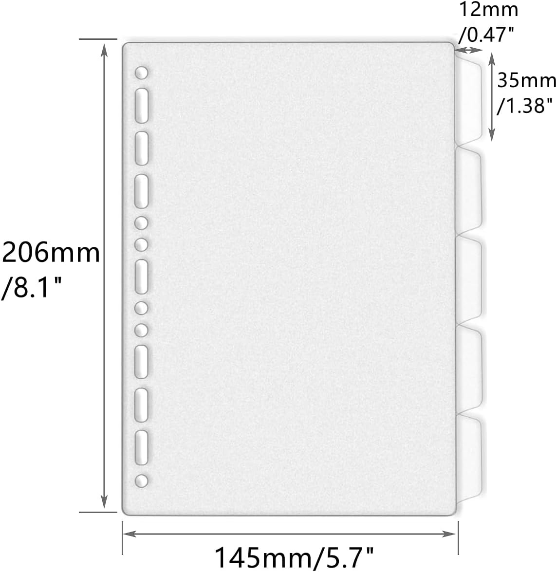 A4 A5 B5 Binder Dividers Gener - огляд і ціна Index Tab Divider