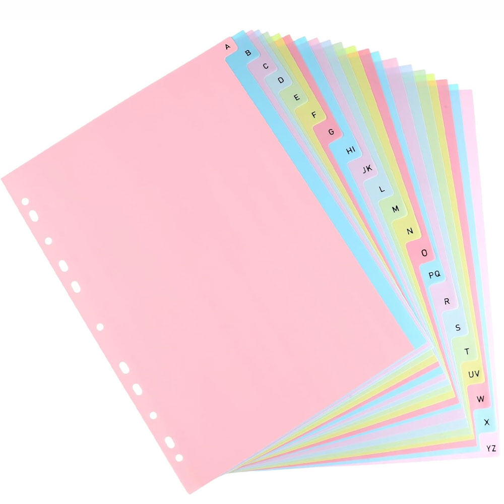21-Sheet A-Z Alphabet Binder D - огляд і ціна Index Tab Divider