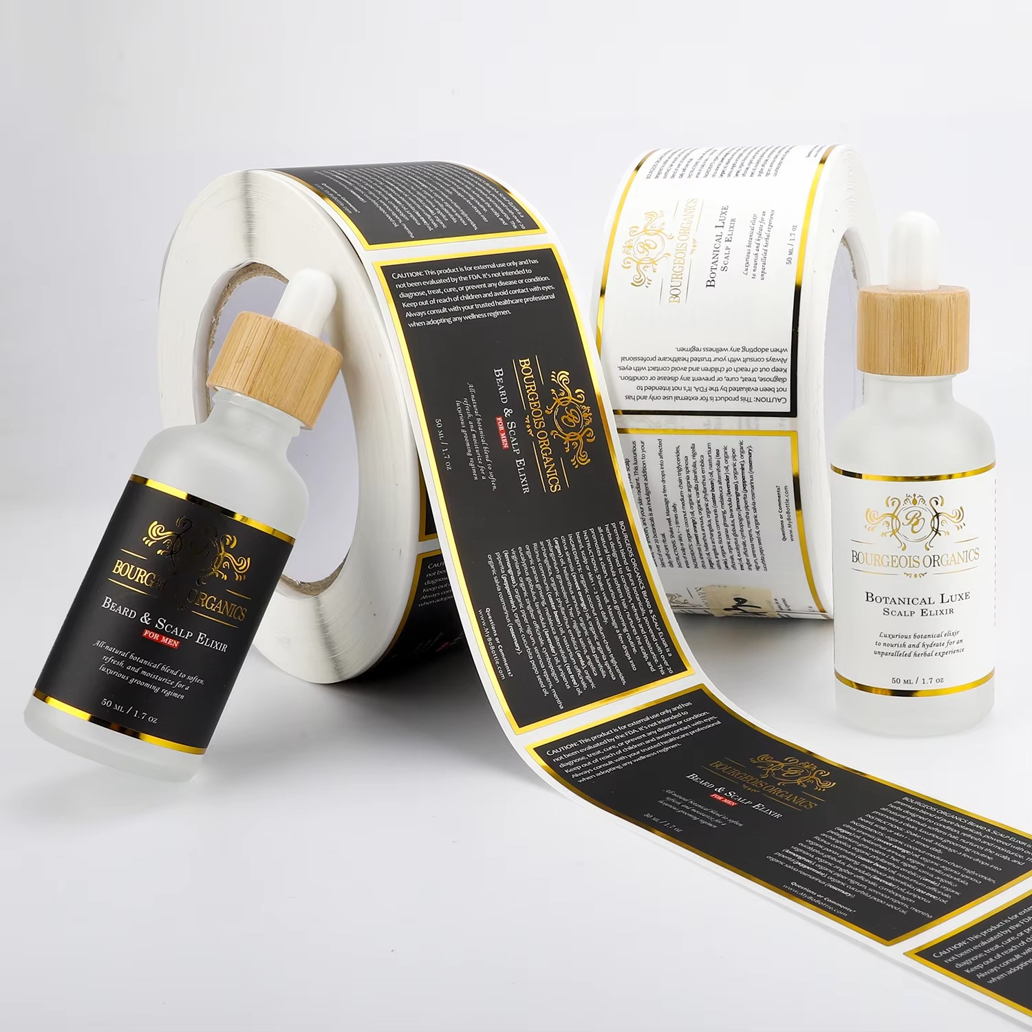 Custom Waterproof | White Viny - огляд і ціна Sticker Label Roll