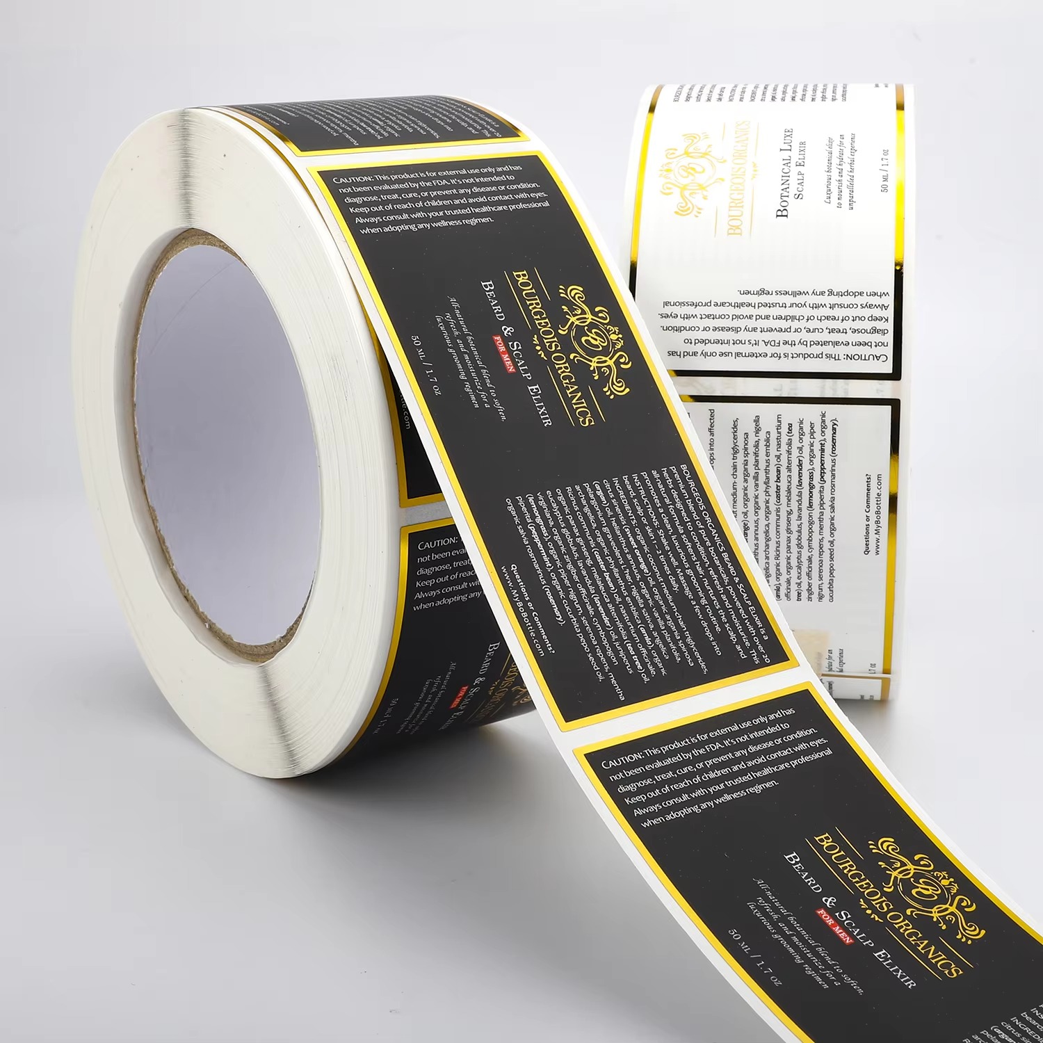 Custom Waterproof | White Viny - огляд і ціна Sticker Label Roll