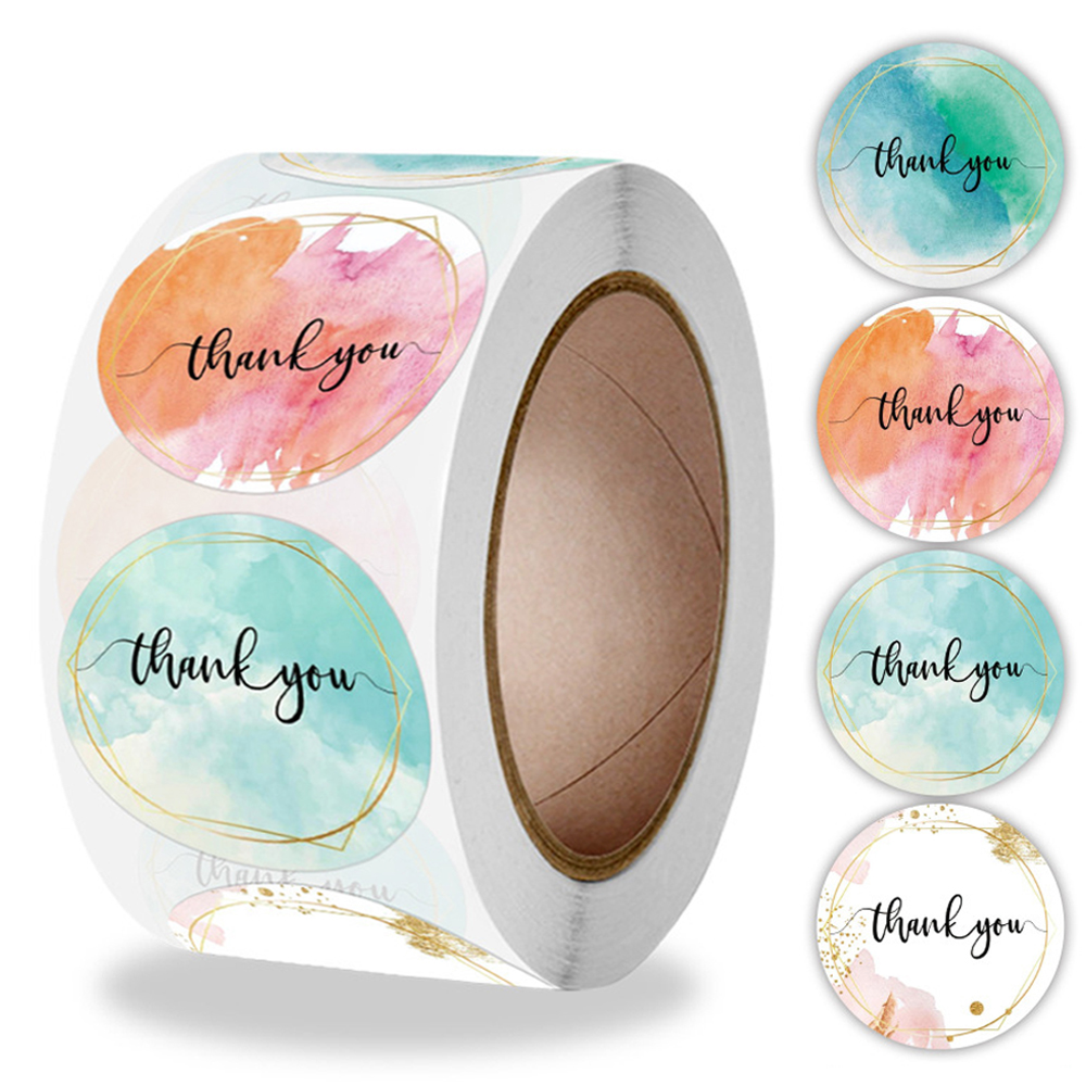 100-500 Pcs Thank You Stickers - огляд і ціна Stationery Supplies Business