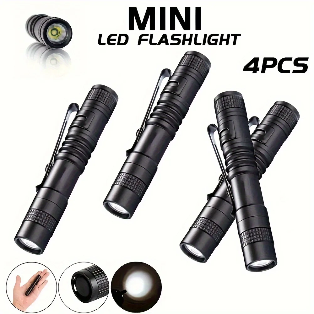1-4PCS Mini Portable LED Pen L - огляд і ціна Stationery Supply