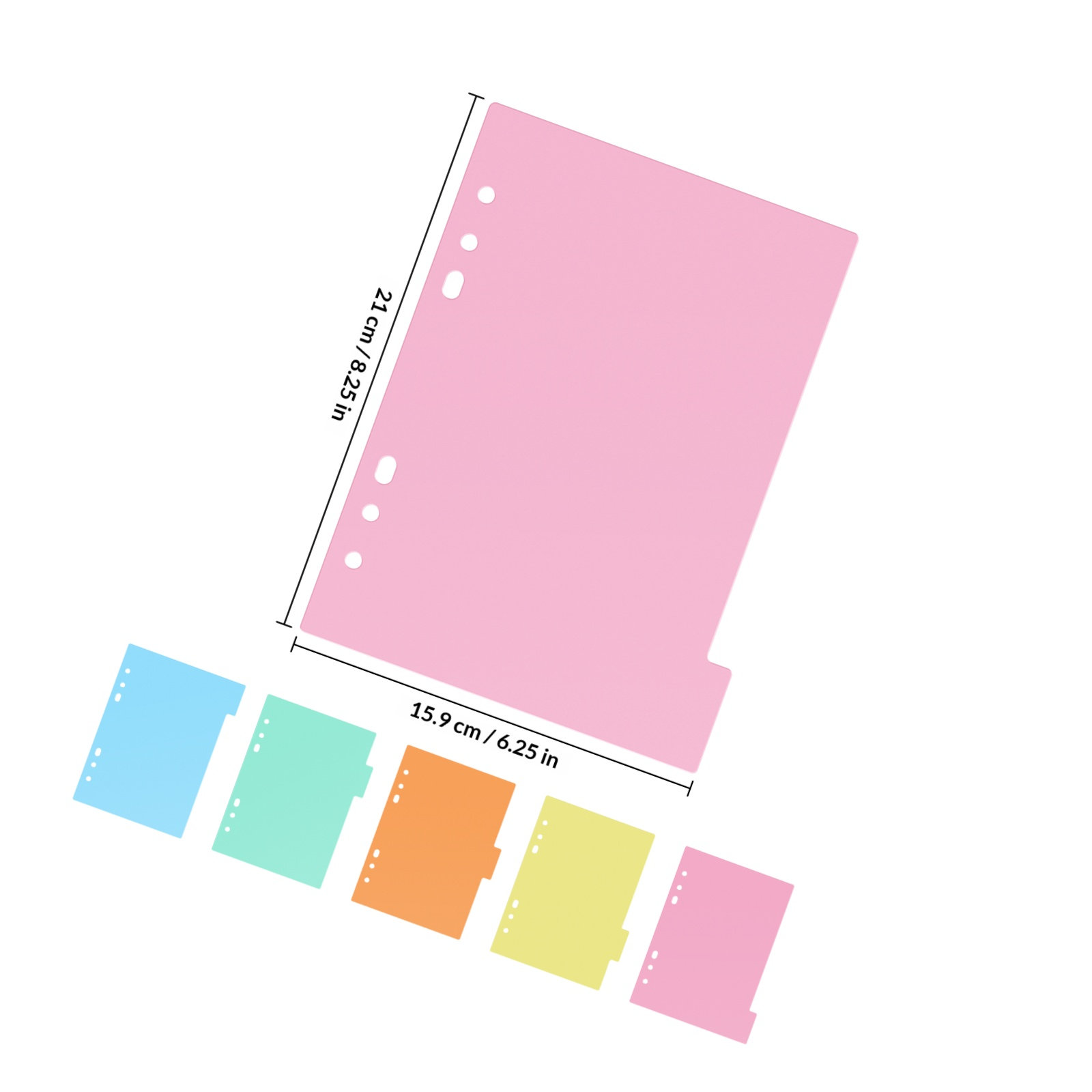 10Pcs Smooth Flexible Plastic  - огляд і ціна Index Tab Divider