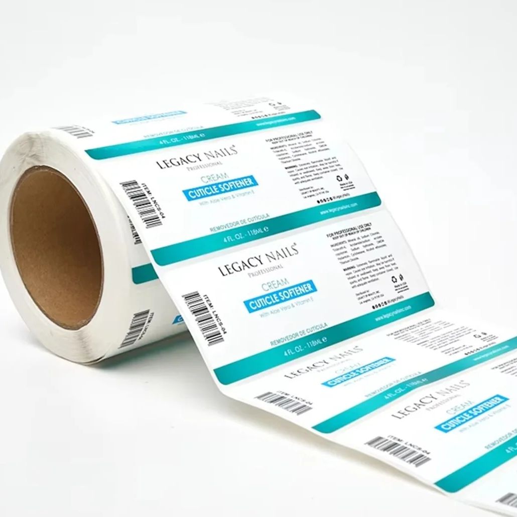 Custom Waterproof Vinyl Label  - огляд і ціна Sticker Label Roll