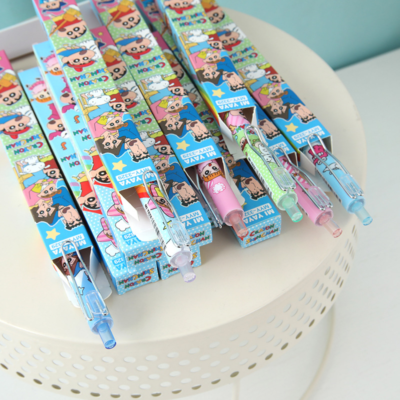 6Pcs Cartoon Crayon Shin-Chan  - огляд і ціна Office Stationery And Supply