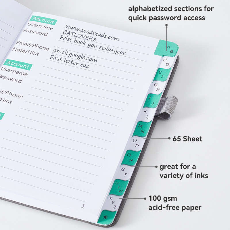 1pc Compact Password Keeper Bo - огляд і ціна Index Tab Divider