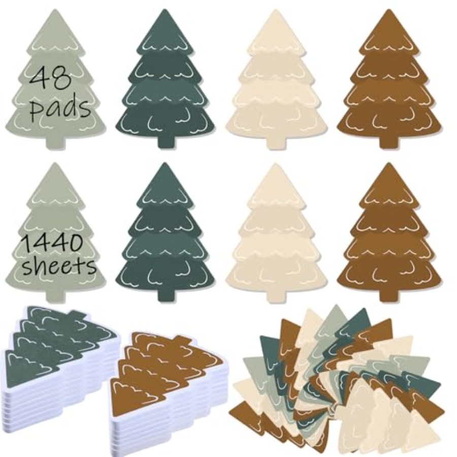 48 Pads 1440 Sheets Christmas  - огляд і ціна Memo Pad Sticky